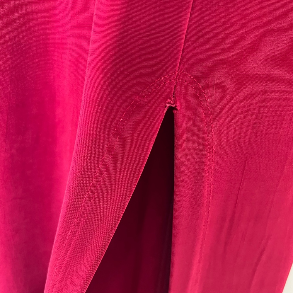 Vintage Peep Rockabilly Pinup‎ Glamour Slinky Cowl Neck Maxi Dress - Picture 3 of 10